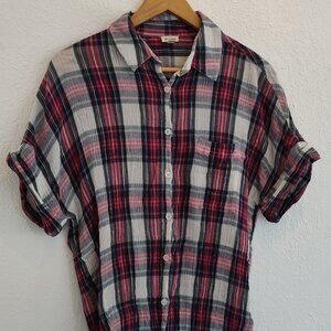 EN CRÈME, Women’s Blouse, Plaid, S